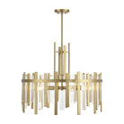 Lighting One E - V6-L7-3002-6-322 - Six Light Pendant - Guillford - Warm Brass
