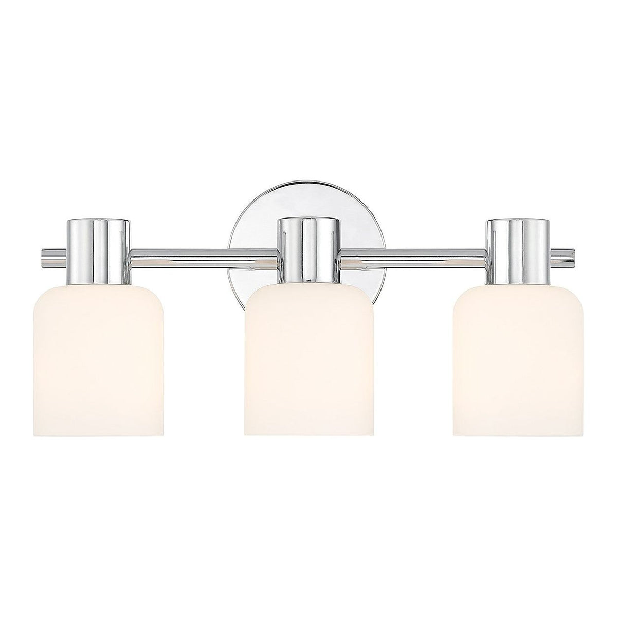 Lighting One E - V6-L8-9022-3-11 - Three Light Bathroom Vanity - Strand - Chrome