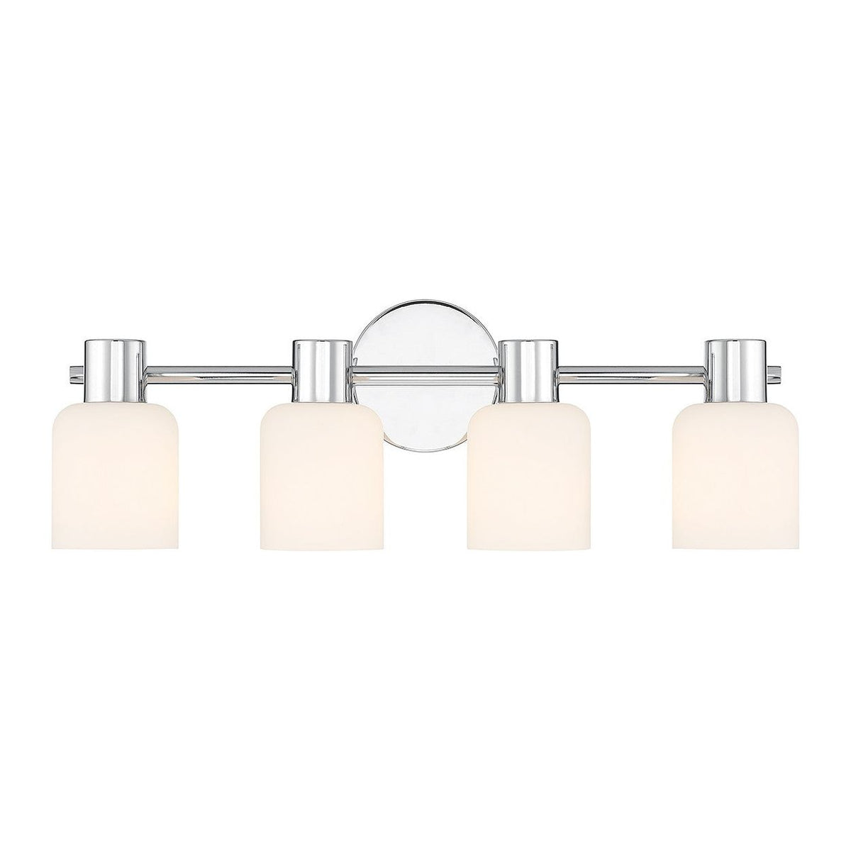 Lighting One E - V6-L8-9022-4-11 - Four Light Bathroom Vanity - Strand - Chrome
