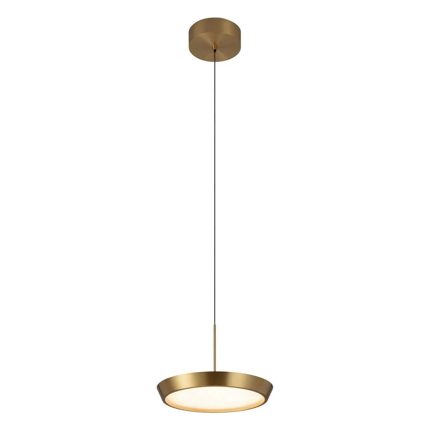 PageOne - PP121749-AB - LED Pendant - Rhythm - Antique Brass