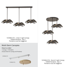 Hubbardton Forge 136500 Corona Small Pendant