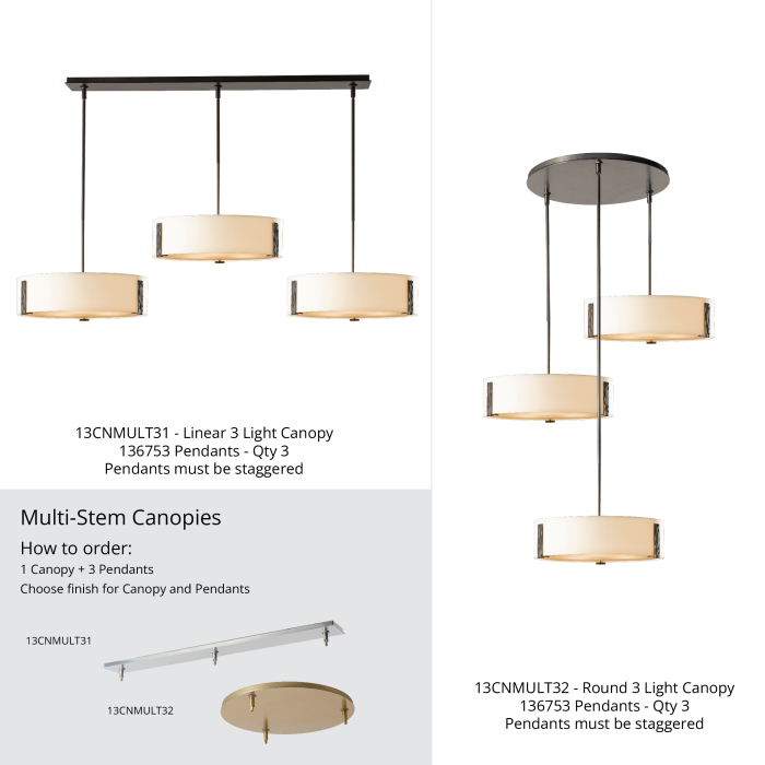 Impressions de Hubbardton Forge 136753 Suspension