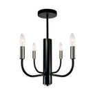 Artcraft Canada - AC10624BN - Four Light Semi Flushmount - Avalon Collection - Brushed Nickel