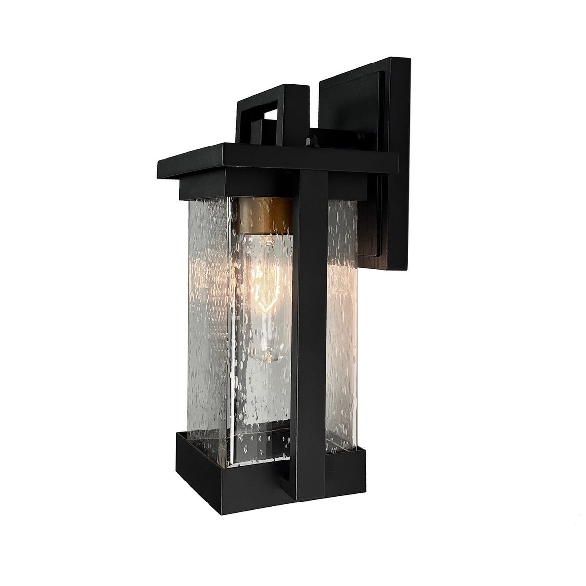 Artcraft Canada - AC8021BK - One Light Outdoor Wall Sconce - Port Charlotte Collection - Matte Black