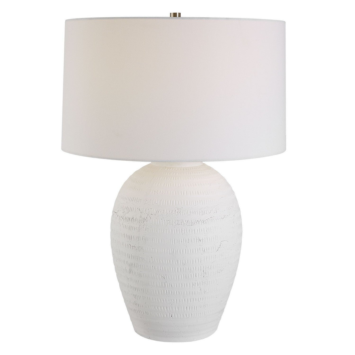 Uttermost - 30236-1 - One Light Table Lamp - Reyna - Brushed Nickel