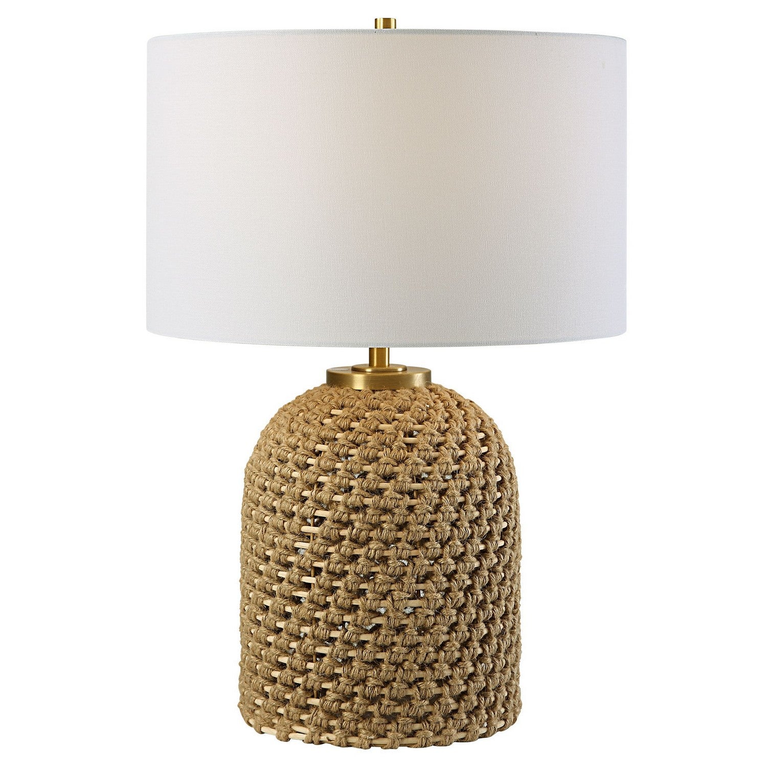 Uttermost - 30243 - One Light Table Lamp - Kendari - Antiqued Brass