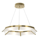 Hubbardton Forge - 138650-LED-STND-86-SH1974 - LED Pendant - Bento - Modern Brass
