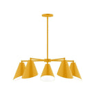 Montclair Light Works - CHC415-21-L10 - LED Chandelier - J-Series - Bright Yellow