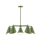 Montclair Light Works - CHC415-22-L10 - LED Chandelier - J-Series - Fern Green