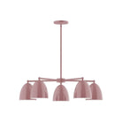 Montclair Light Works - CHC417-20 - Five Light Chandelier - J-Series - Mauve
