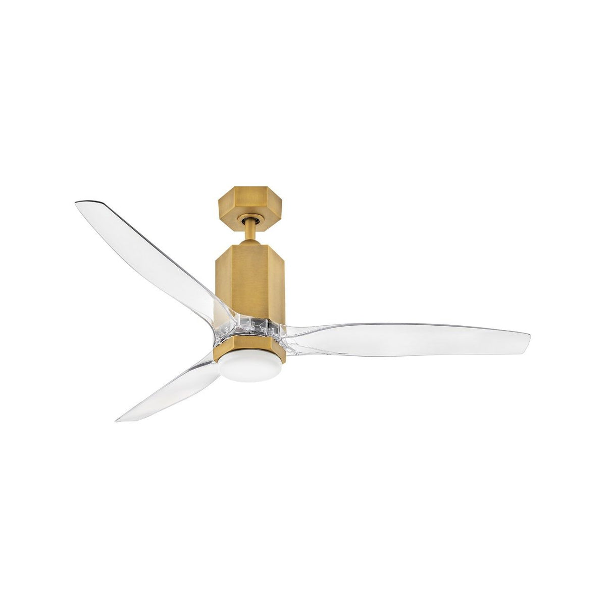 Hinkley Canada - 905852FHB-LDDK - Plafond de 52 pouces Ventilateur  - Facette - Laiton Héritage