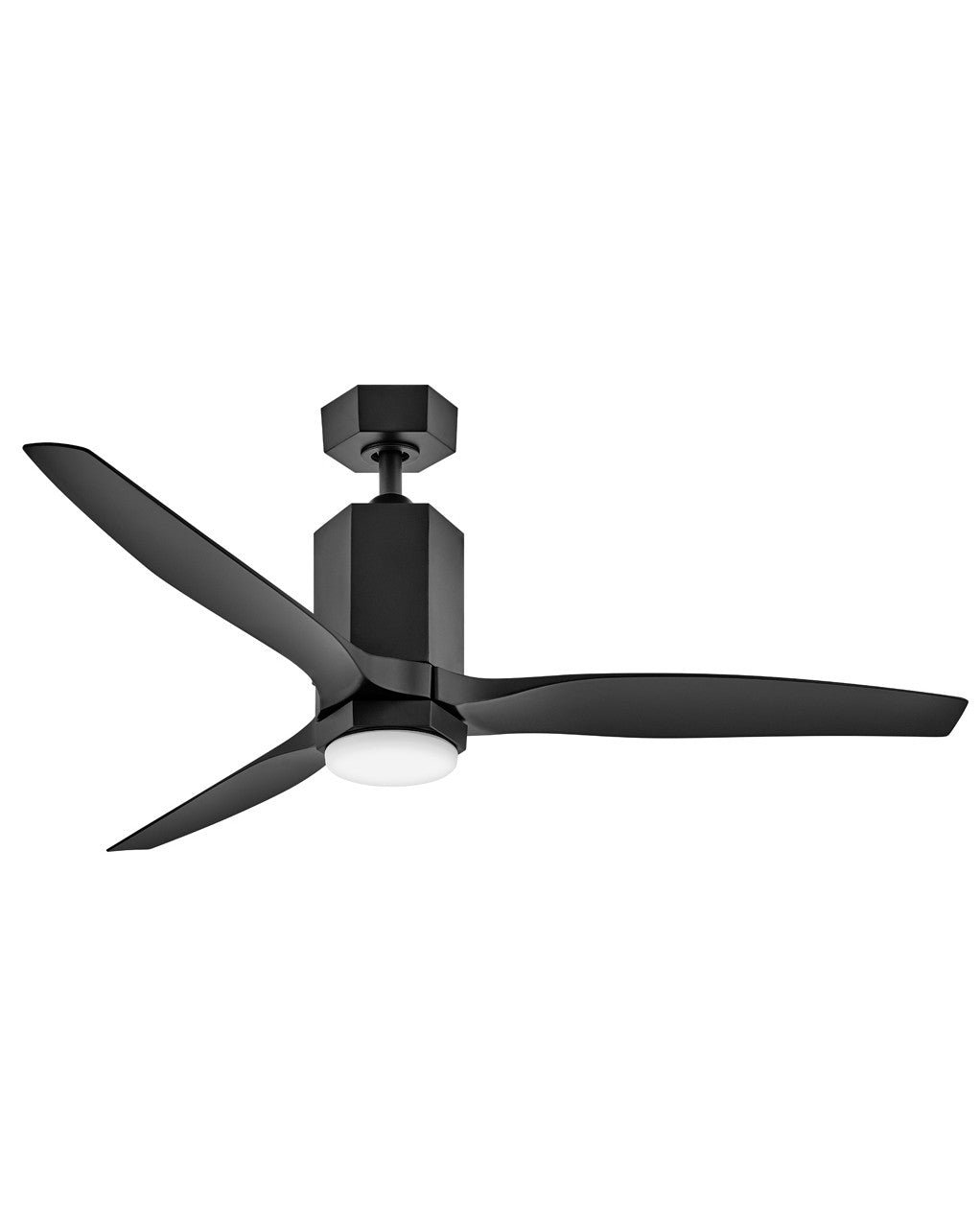 Hinkley Canada - 905852FMB-LDDK - Plafond de 52 pouces Ventilateur  - Facette - Noir mat