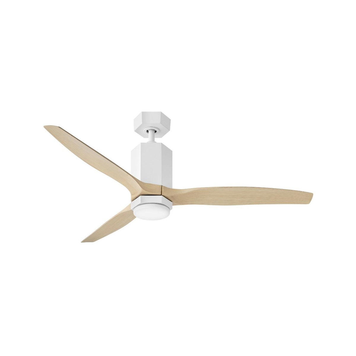 Hinkley Canada - 905852FMW-LDDK - Plafond de 52 pouces Ventilateur  - Facette - Blanc mat