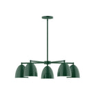 Montclair Light Works - CHC417-42-L10 - LED Chandelier - J-Series - Forest Green