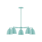 Montclair Light Works - CHC417-48 - Five Light Chandelier - J-Series - Sea Green