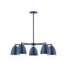 Montclair Light Works - CHC417-50 - Five Light Chandelier - J-Series - Navy