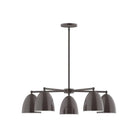 Montclair Light Works - CHC417-51 - Five Light Chandelier - J-Series - Architectural Bronze