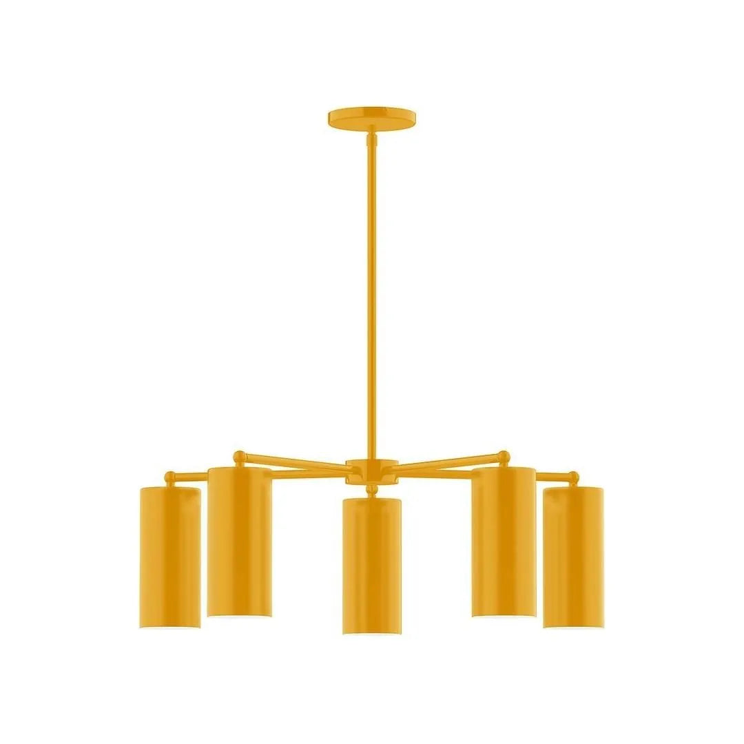 Montclair Light Works - CHC418-21-L10 - LED Chandelier - J-Series - Bright Yellow