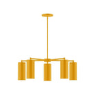 Montclair Light Works - CHC418-21-L10 - LED Chandelier - J-Series - Bright Yellow