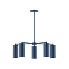 Montclair Light Works - CHC418-50 - Five Light Chandelier - J-Series - Navy