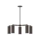 Montclair Light Works - CHC418-51 - Five Light Chandelier - J-Series - Architectural Bronze