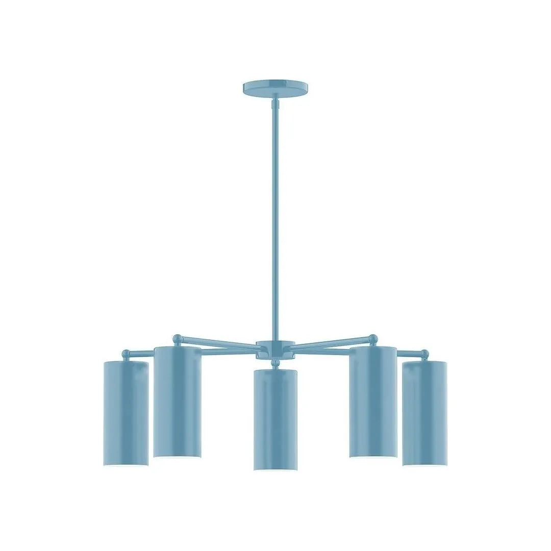Montclair Light Works - CHC418-54-L10 - LED Chandelier - J-Series - Light Blue