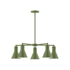 Montclair Light Works - CHC436-22-L10 - LED Chandelier - J-Series - Fern Green