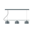 Montclair Light Works - CHD419-40-C24 - Three Light Linear Chandelier - Axis - Slate Gray