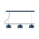 Montclair Light Works - CHD419-50-C04 - Three Light Linear Chandelier - Axis - Navy