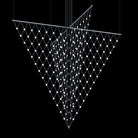 Sonneman 1885.16C Constellation Galaxy Matrix Arrow Suspendu en aluminium satiné brillant