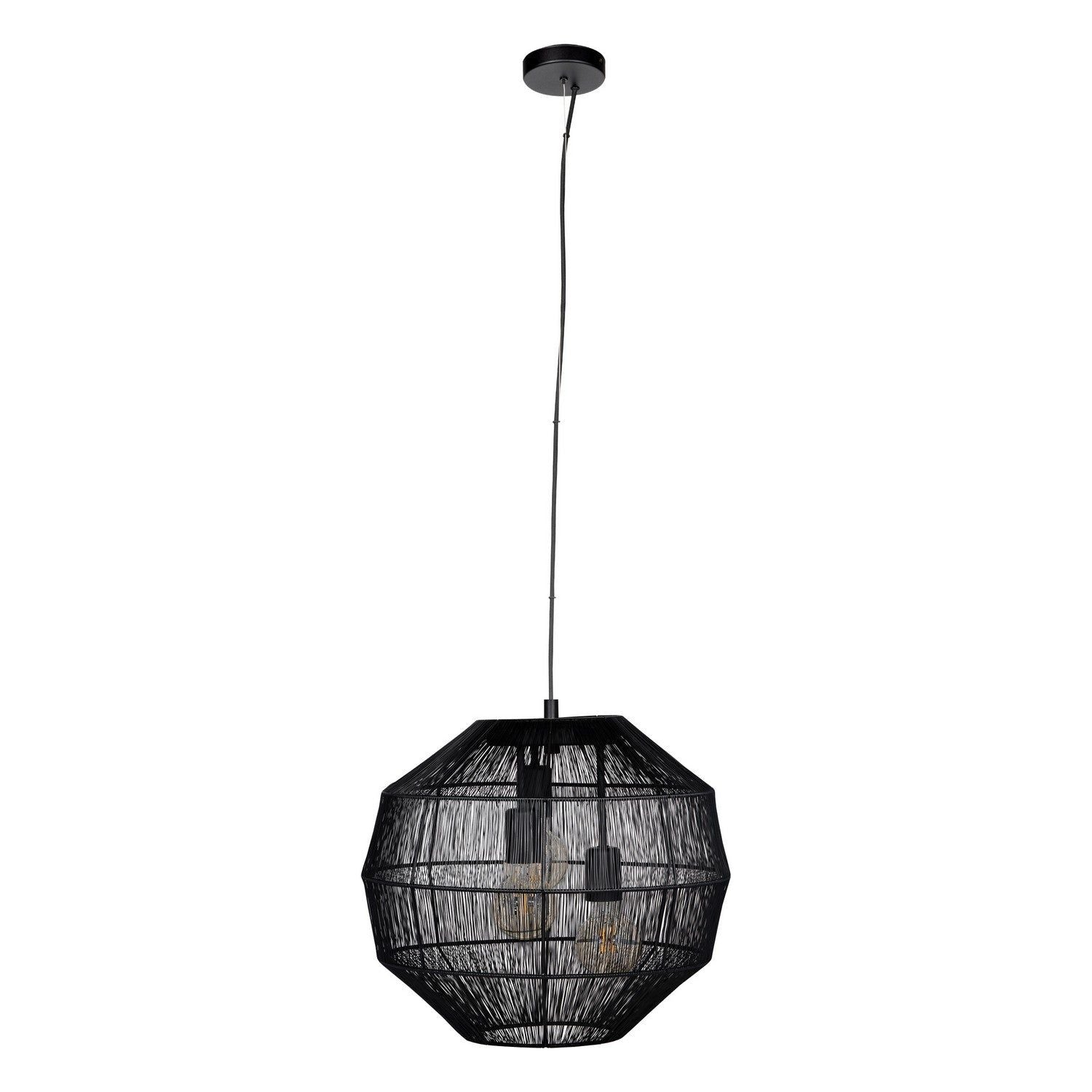 Eglo Canada - 390065A - Three Light Pendant - Orbetello - Black