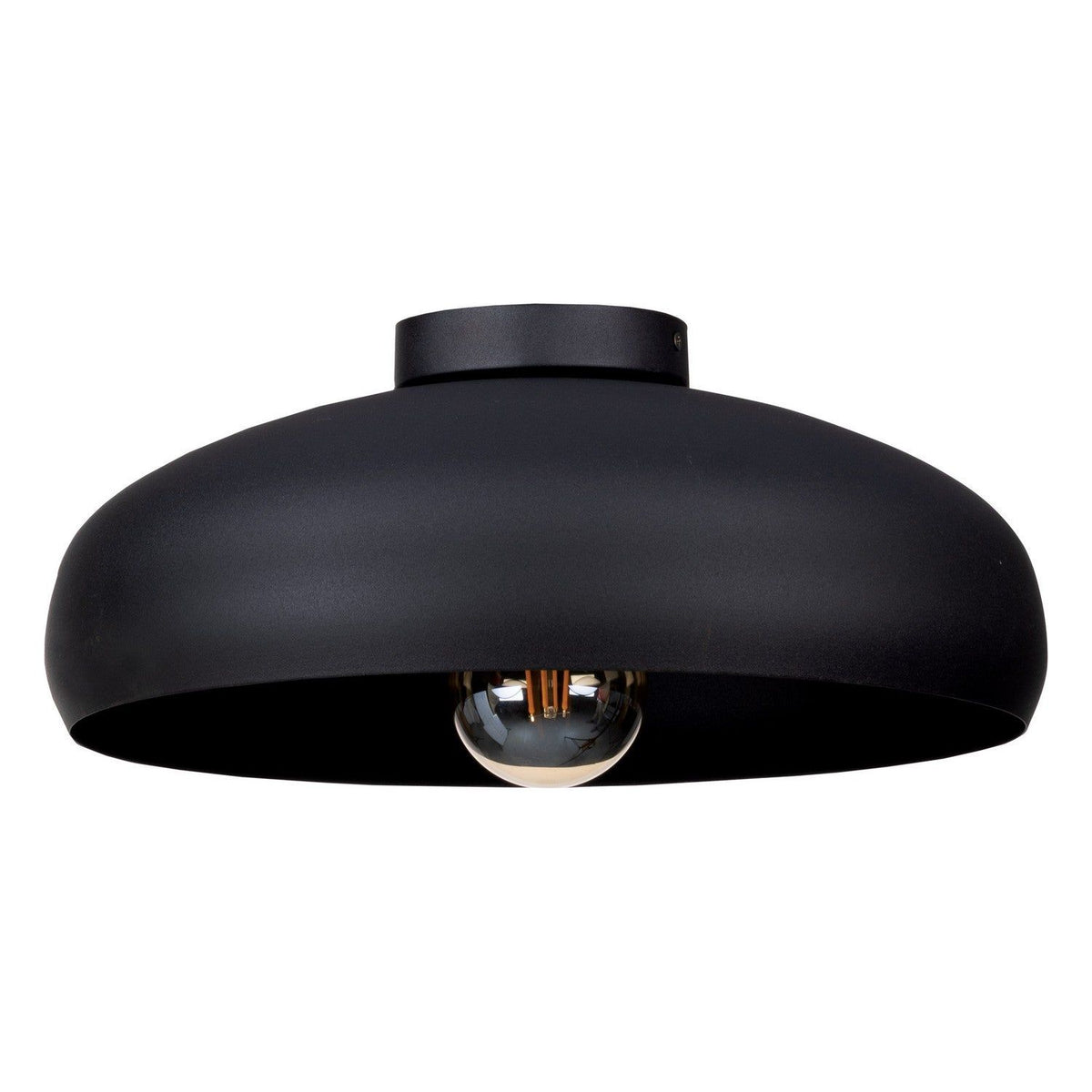 Eglo Canada - 43637A - One Light Flush Mount - Mogano - Black