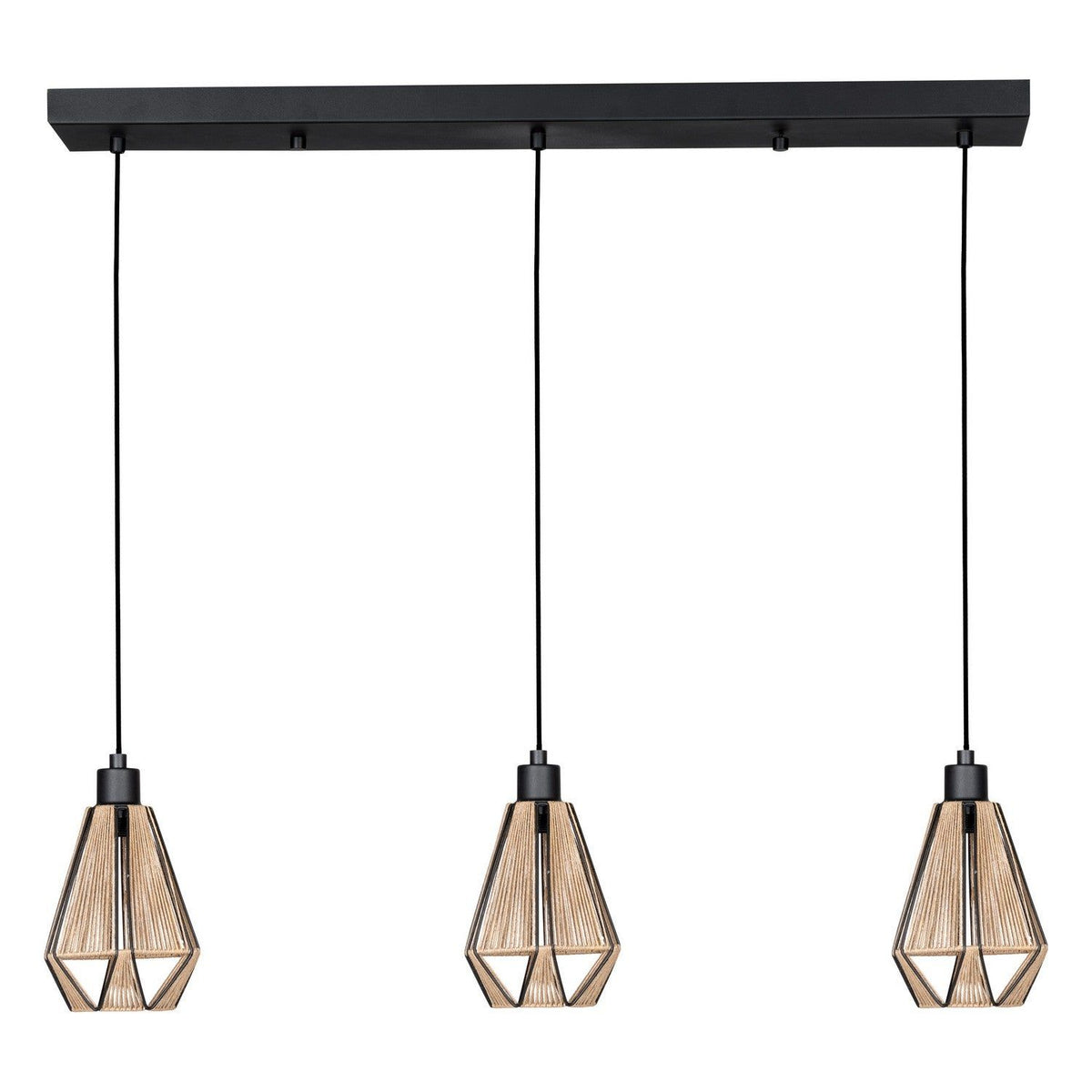 Eglo Canada - 43777A - Three Light Pendant - Adwickle - Black