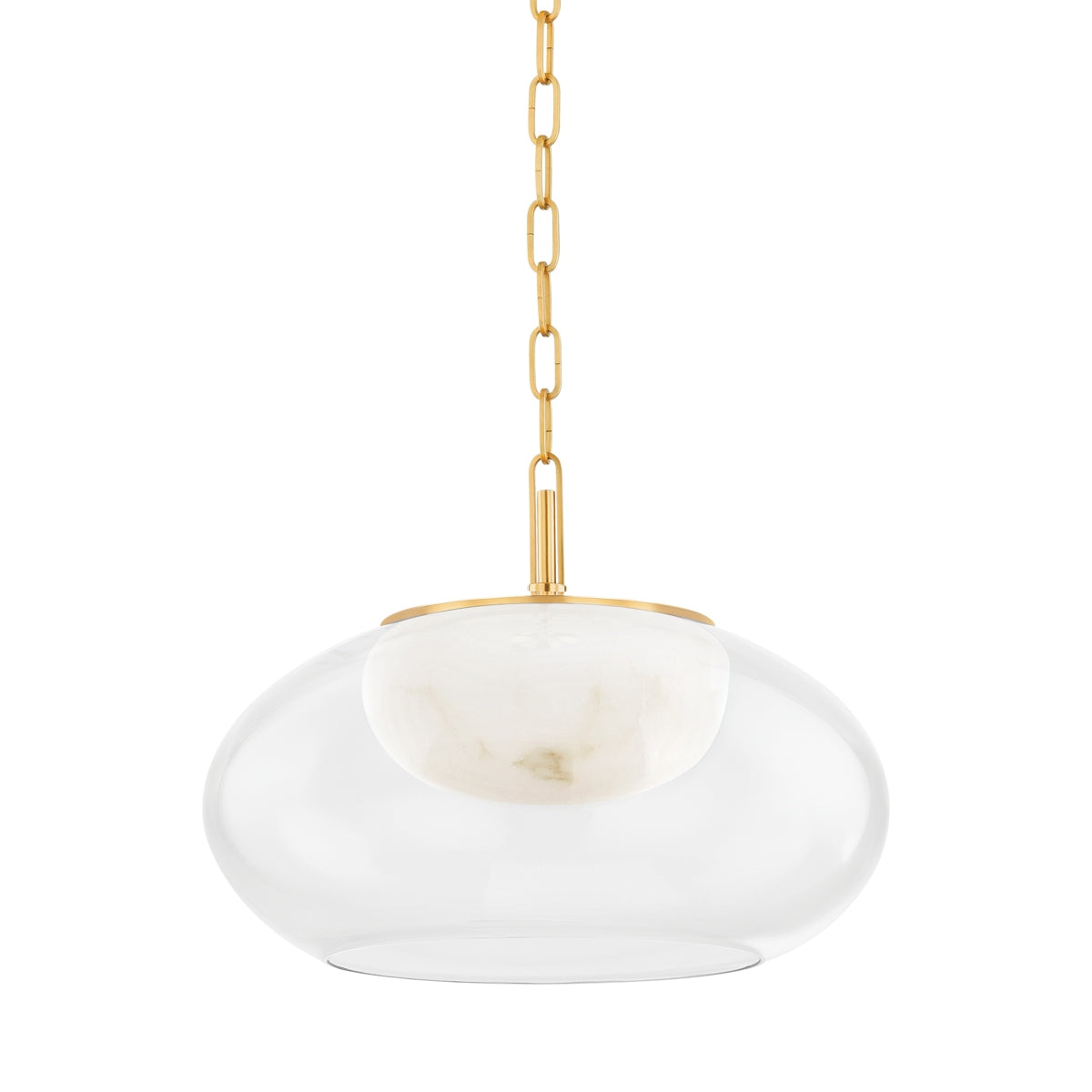 Hudson Valley Canada - 9017-AGB - LED Pendant - Moore - Aged Brass