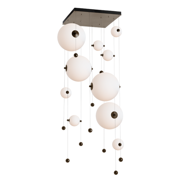 Abacus 10-Light Square LED Pendant