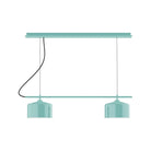 Montclair Light Works - CHE419-48-C04 - Two Light Linear Chandelier - Axis - Sea Green