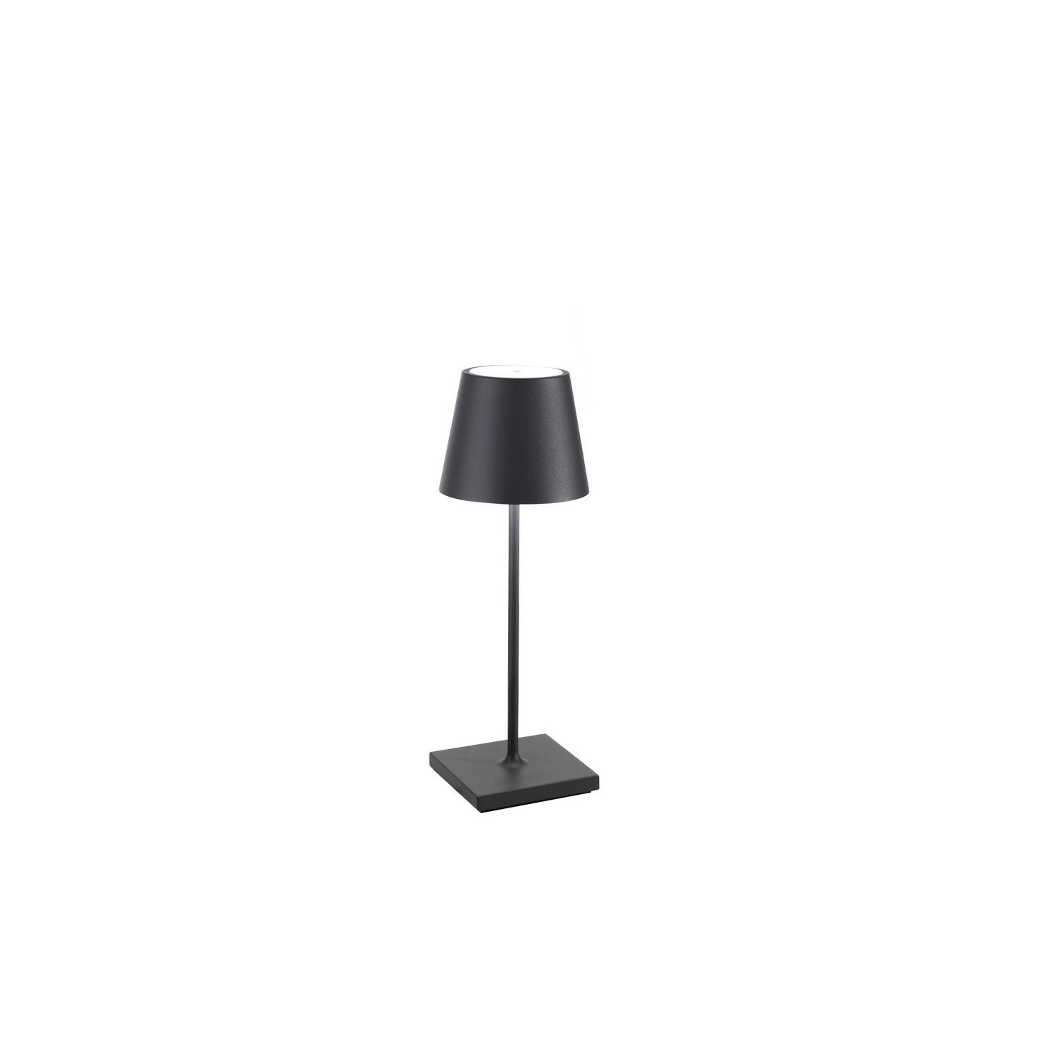 Zafferano - LD0320N4 - LED Table Lamp - Poldina Pro - Dark grey
