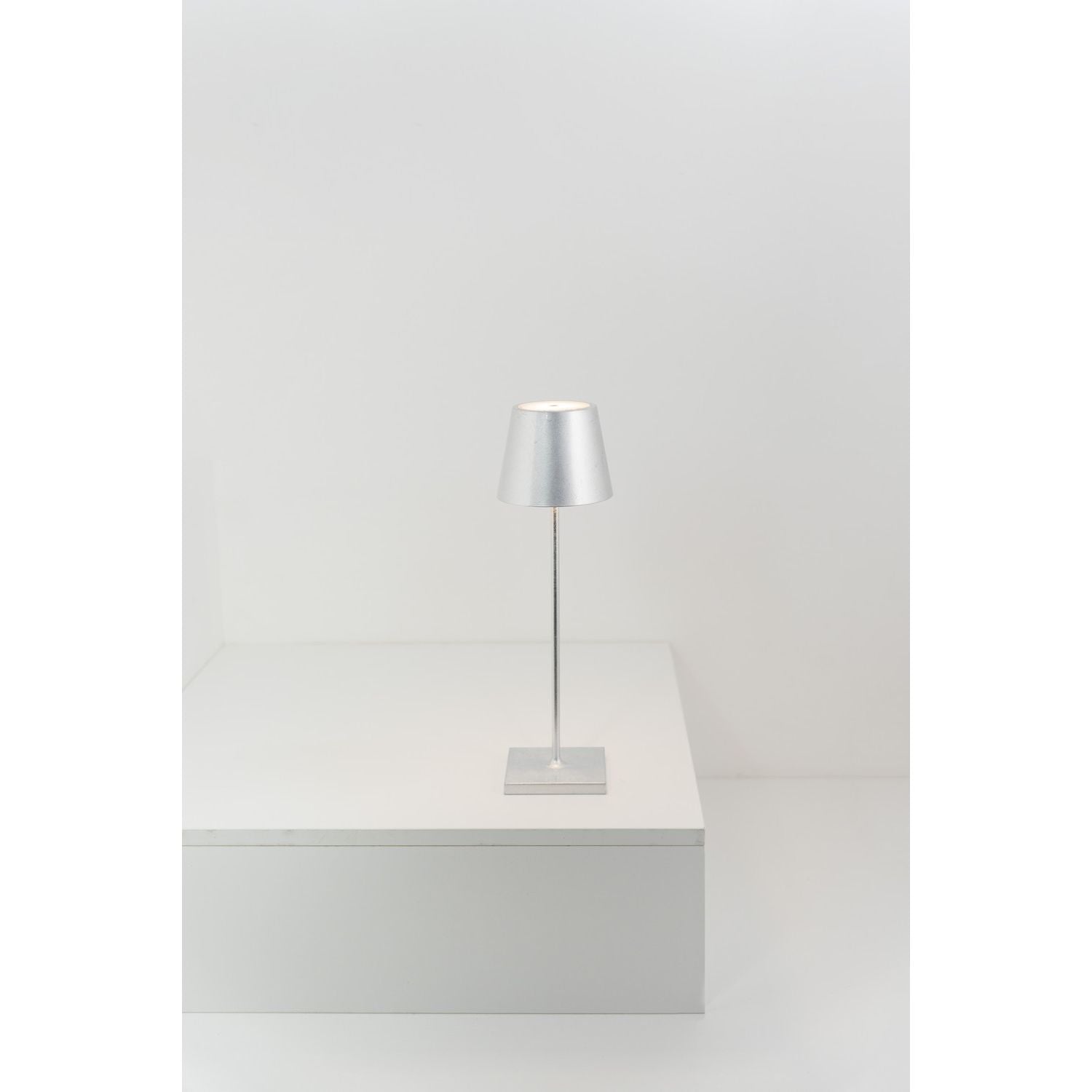 Zafferano - LD0340BFA - LED Table Lamp - Poldina Pro - Silver leaf
