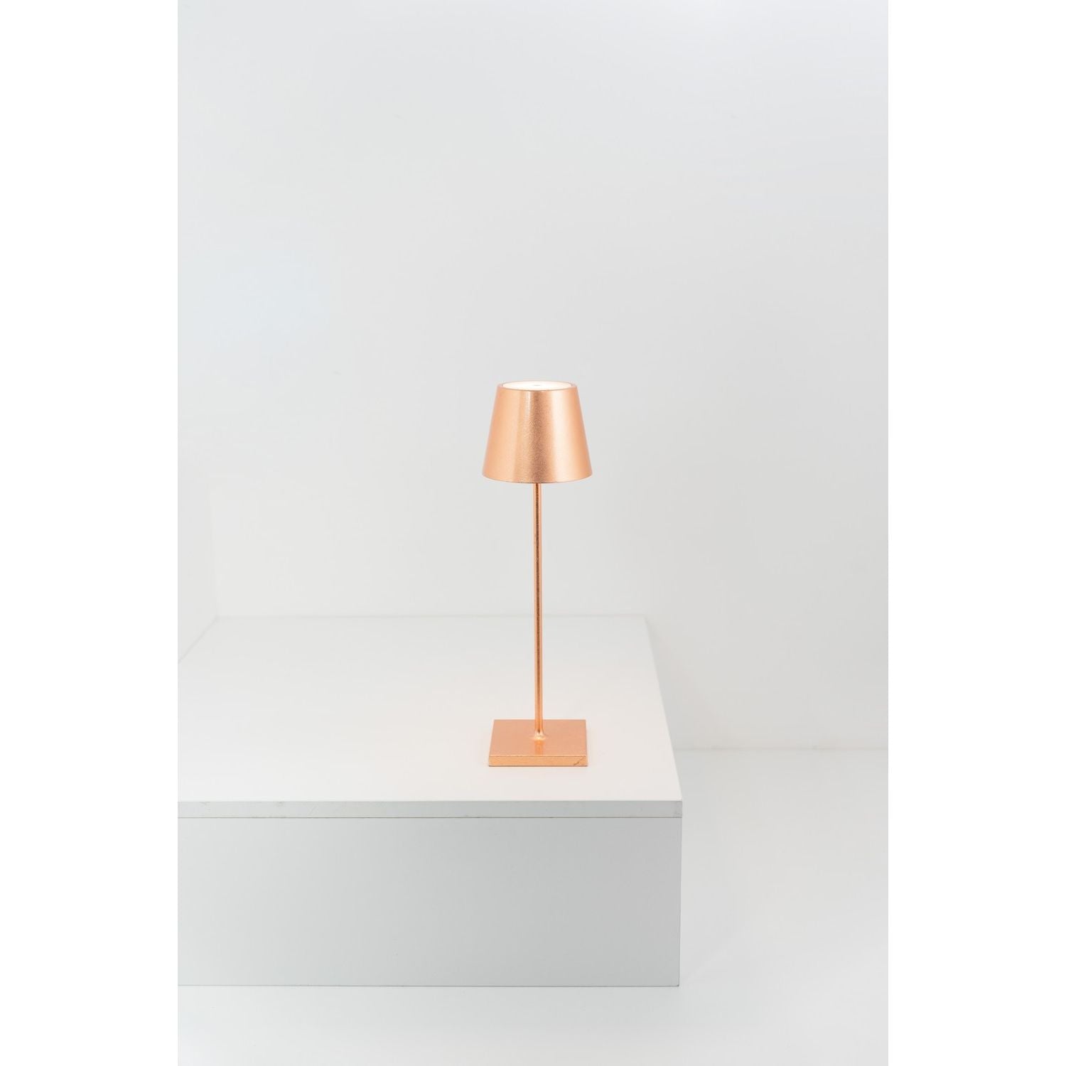 Zafferano - LD0340RFR - LED Table Lamp - Poldina Pro - Copper leaf