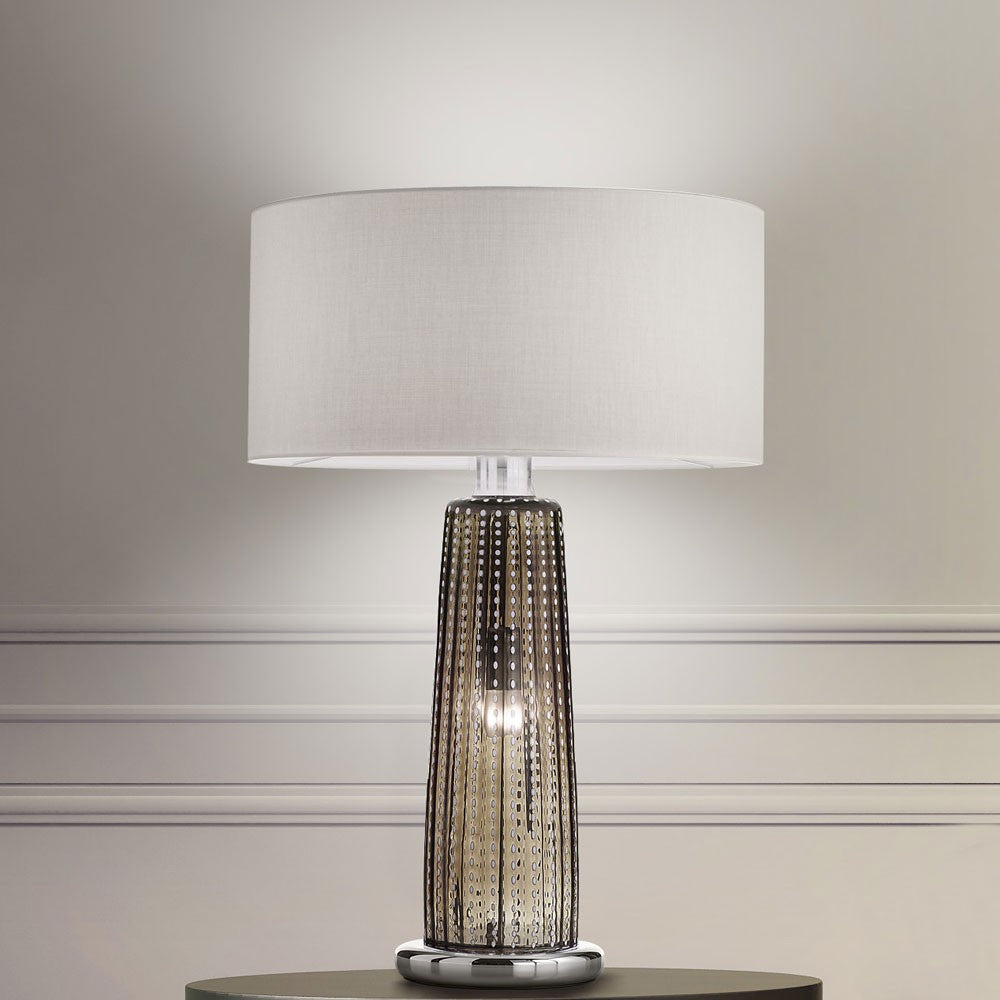 Zafferano - ZA-LPR0109B - Two Light Table Lamp - Perle - Grey