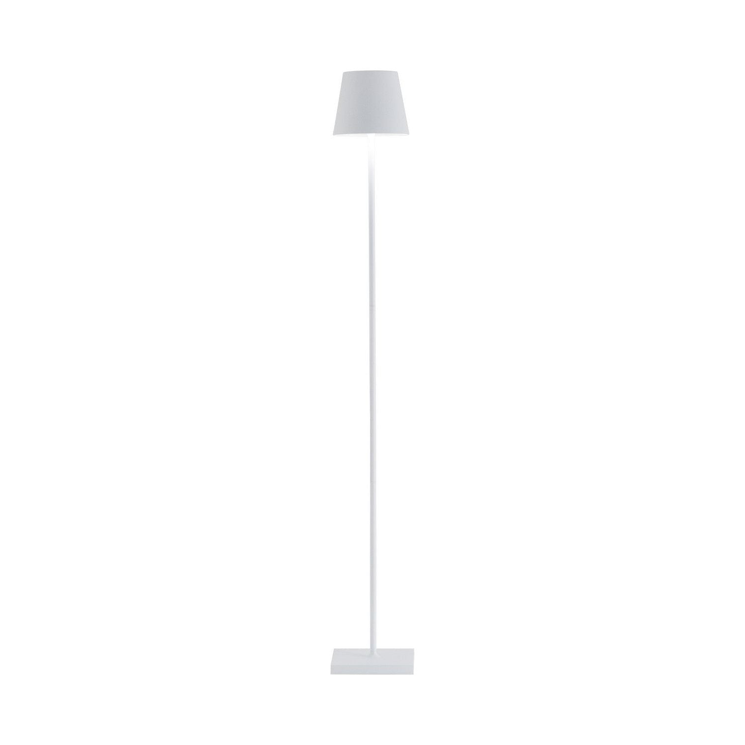 Zafferano - LD0390B4 - LED Floor Lamp - Poldina - White