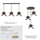 Hubbardton Forge 139450 Hibiscus Small Pendant