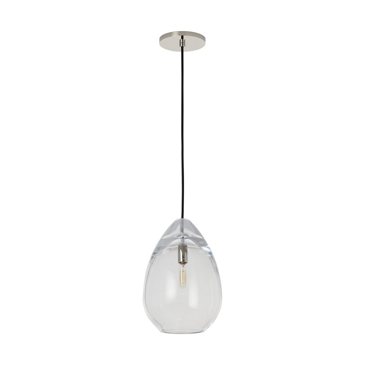 Visual Comfort Modern - SLPD279CN - One Light Pendant - Alina - Polished Nickel