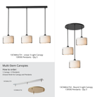 Hubbardton Forge 139590 Exos Small Single Shade Pendant