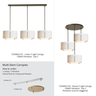 Hubbardton Forge 139602 Exos Petit abat-jour double Suspension
