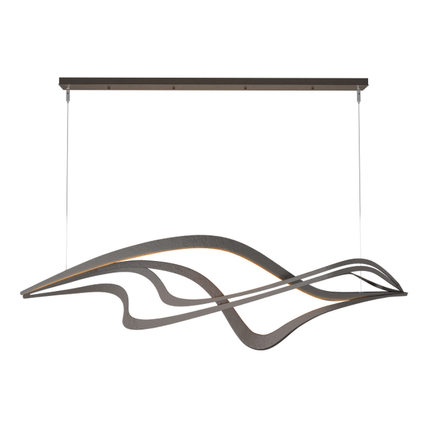 Crossing Waves LED Pendant