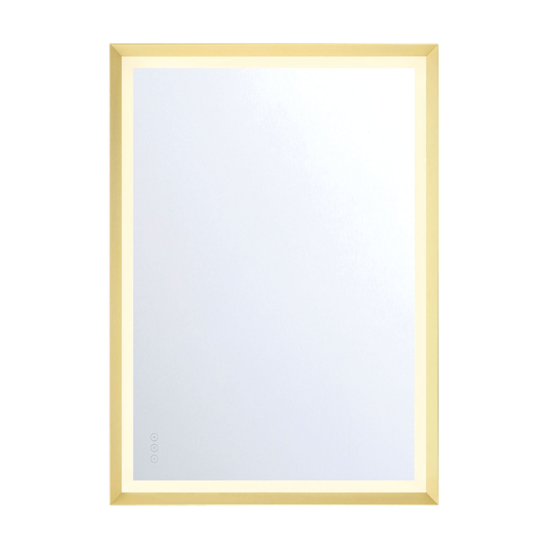 Miroir rectangulaire LED Artell Eurofase 48975-018, couleur or