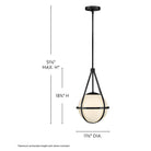 Lark 83677BK Colby Suspension en noir