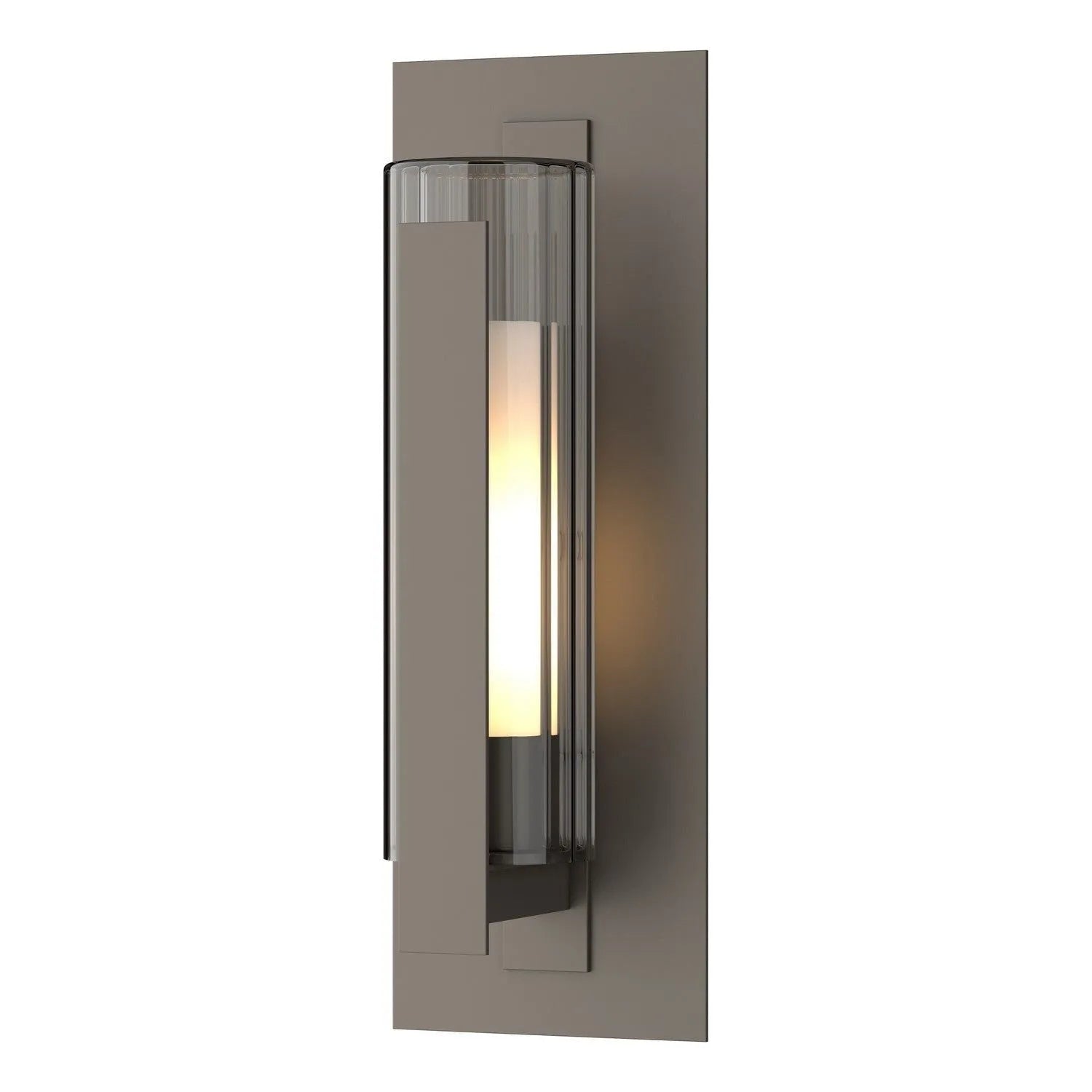 Hubbardton Forge - 307282-SKT-77-ZU0658 - One Light Outdoor Wall Sconce - Vertical Bar - Coastal Dark Smoke