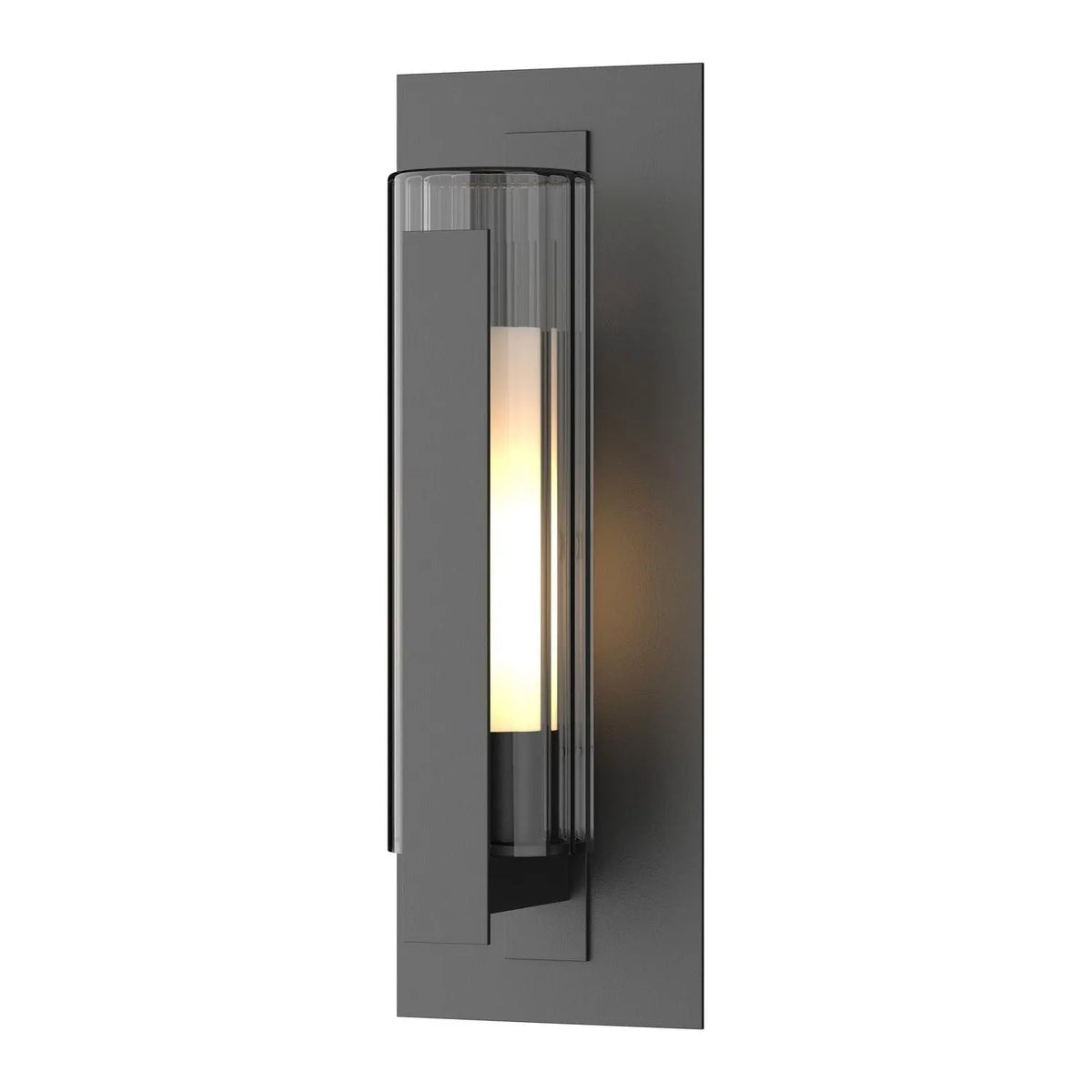 Hubbardton Forge - 307282-SKT-80-ZU0658 - One Light Outdoor Wall Sconce - Vertical Bar - Coastal Black